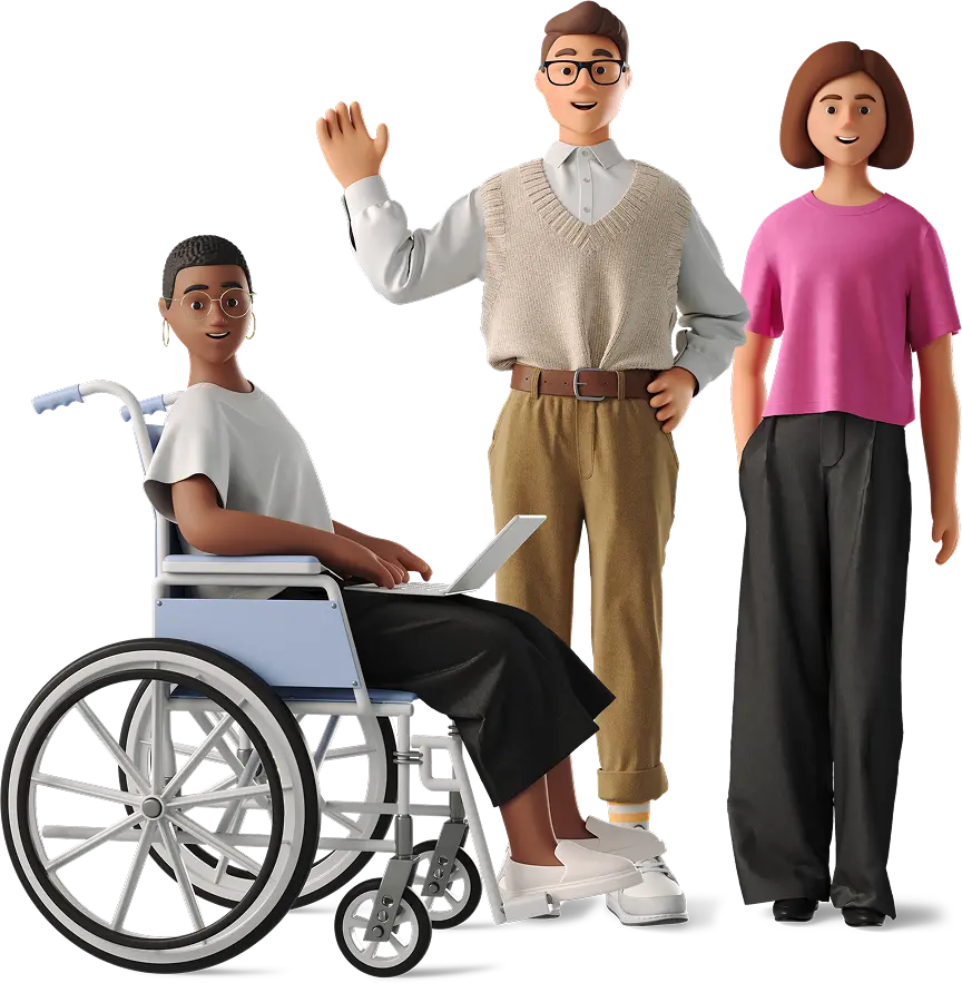 A Redmenta felülete képernyőolvasókkal működik, és különféle eszközökhöz igazodik